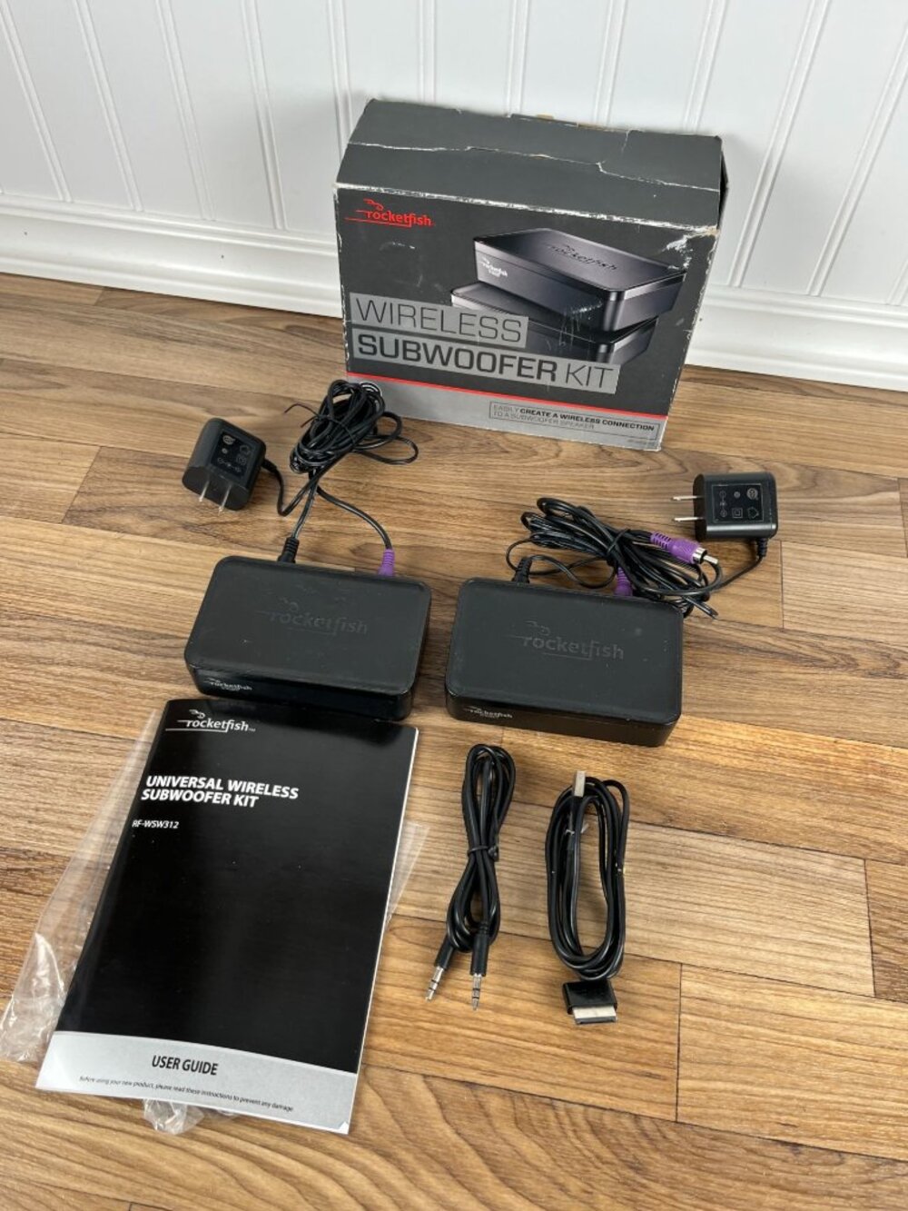 Rocketfish Wireless Subwoofer Sender/Receiver Kit Complete RF-WSW312 W/ Box - Picture 6 of 16